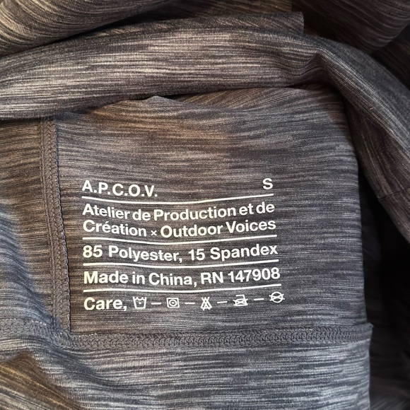 APC X Outdoor Voices A.P.C.O.V. Hooded Pullover Women’s Small - Picture 6 of 6